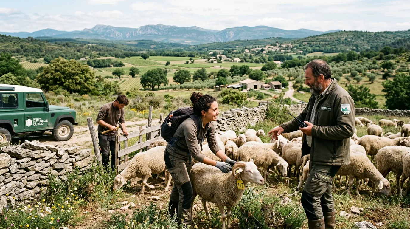 Équipes de l'association sur le terrain pastoral