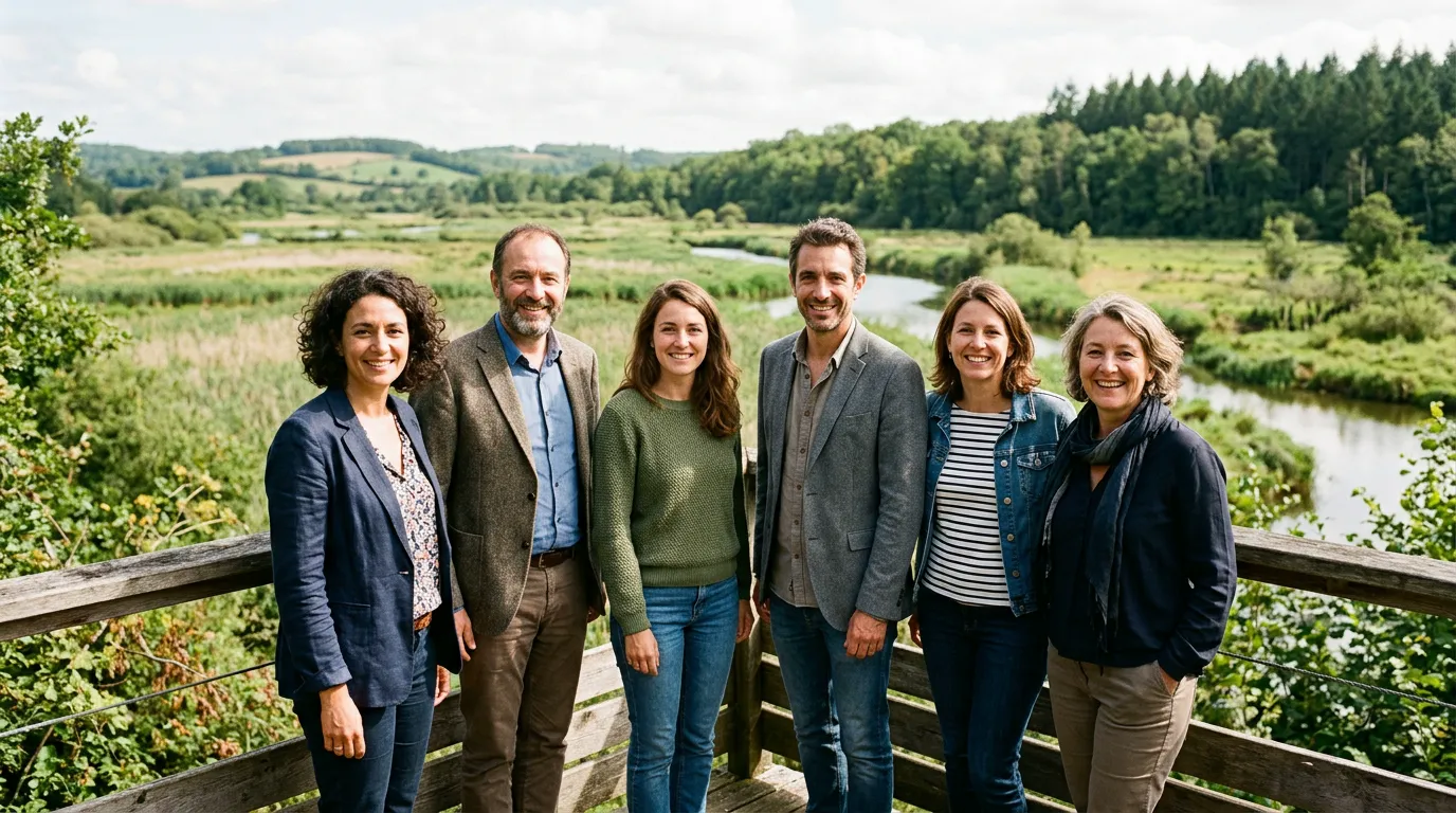 Membres du conseil d'administration et bénévoles de l'association